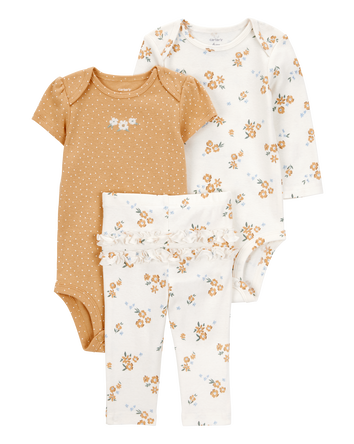 Baby 3-Piece Floral Little Character Set®, 