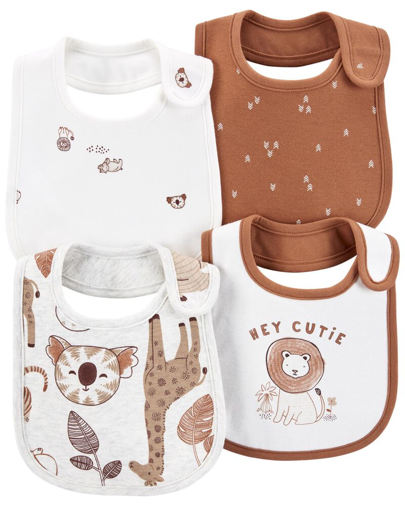 Baby 4-Pack Bibs, image 1 of 3 slides