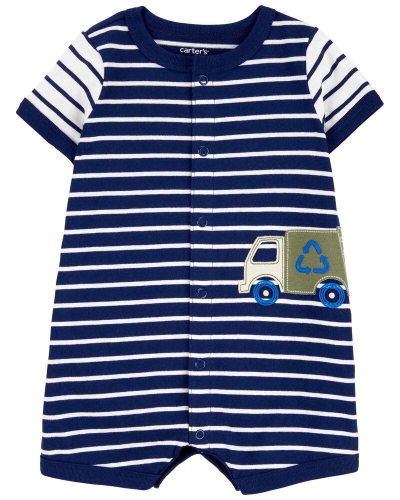 Baby Recycle Snap-Up Romper, image 1 of 3 slides