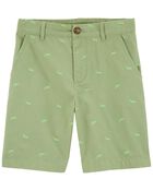 Kid Chameleon Print Chino Shorts, image 1 of 3 slides