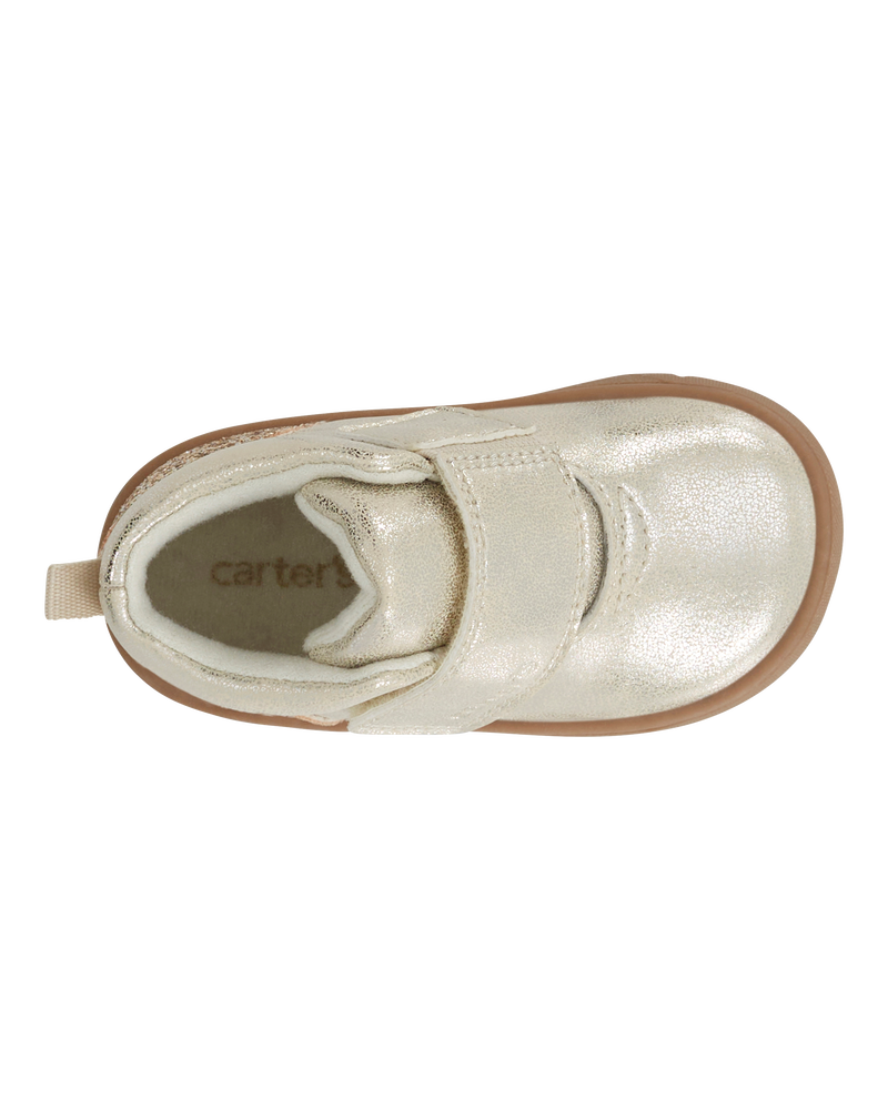  Every Step® First Walker Sparkle High-Top Boots - Silver, image 4 of 7 slides