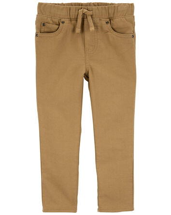 Toddler Pull-On Khaki Pants, 