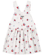 Baby Floral Print Jumper Dress, image 2 of 3 slides