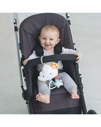 Baby Silver Lining Cloud Jitter Stroller Baby Toy, 