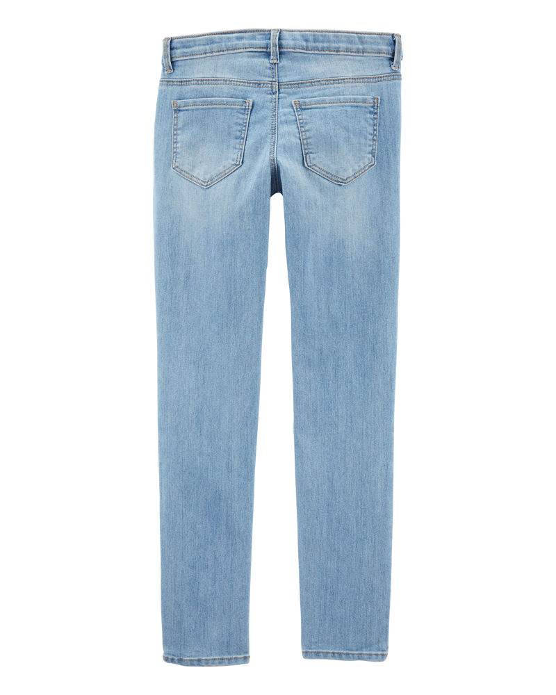 Kid Light Blue Wash Super Skinny-Leg Jeans, image 2 of 4 slides