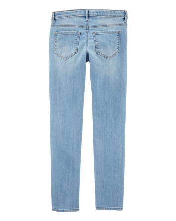 Kid Light Blue Wash Super Skinny-Leg Jeans, 