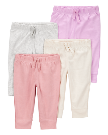 Baby 4-Pack Pull-On Pants, 