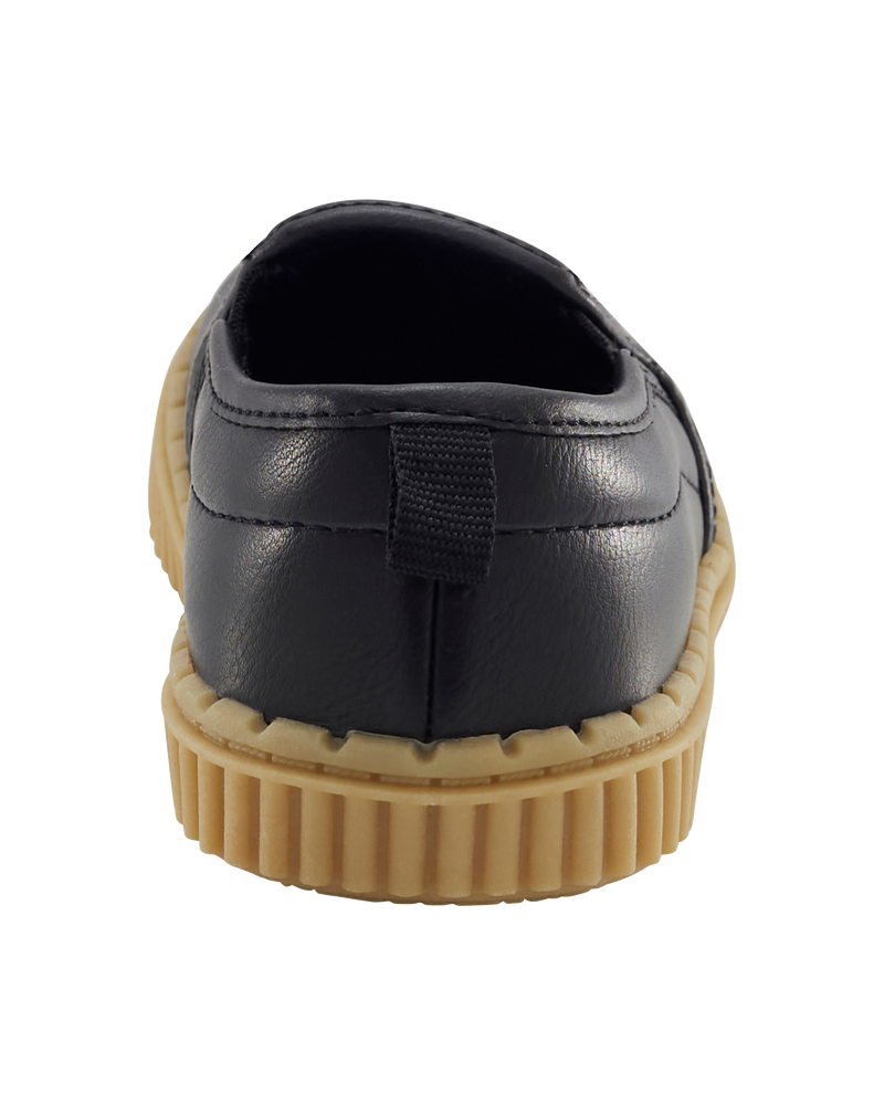 Toddler Casual Slip-On Shoe - Black, image 3 of 7 slides