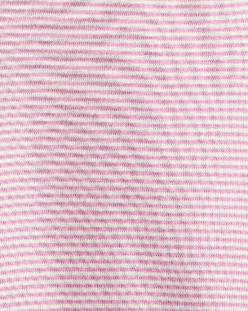 Baby Girl 4-Pack Polar Bear Print Cotton Long-Sleeve Multipack Bodysuits - White/Purple/Blue, image 2 of 6 slides