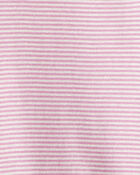 Baby Girl 4-Pack Polar Bear Print Cotton Long-Sleeve Multipack Bodysuits - White/Purple/Blue, image 2 of 6 slides