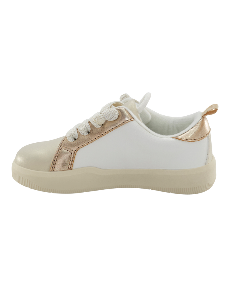 Toddler Metallic Star Sneakers - Gold, image 6 of 7 slides