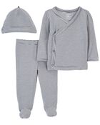 Baby 3-Piece PurelySoft Side-Snap Set, image 1 of 4 slides