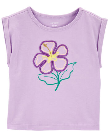 Toddler Floral Knit Tee, 