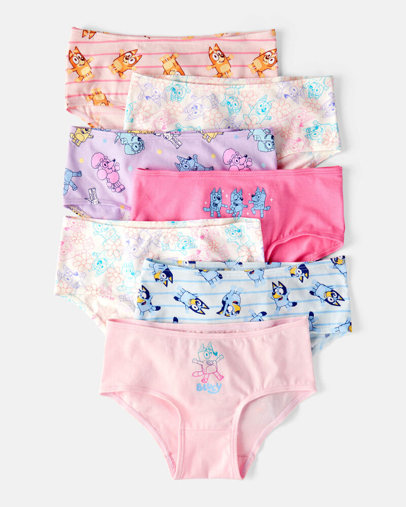 Toddler 7-Pack Bluey Brief Stretch Cotton Underwear, image 1 of 3 slides