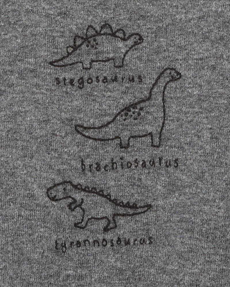 Baby Boy 5-Pack Striped Dinosaur Short-Sleeve Bodysuits, image 5 of 8 slides