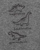 Baby Boy 5-Pack Striped Dinosaur Short-Sleeve Bodysuits, image 5 of 8 slides