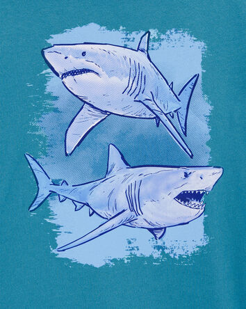 Shark Long-Sleeve Graphic Tee, 