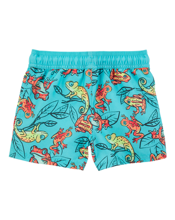 Toddler Boy Iguana Swim Trunks, 