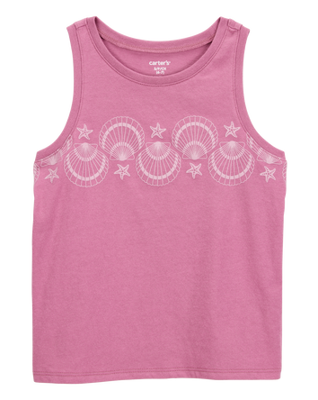 Kid Shell Vintage Muscle Tank - Purple, 