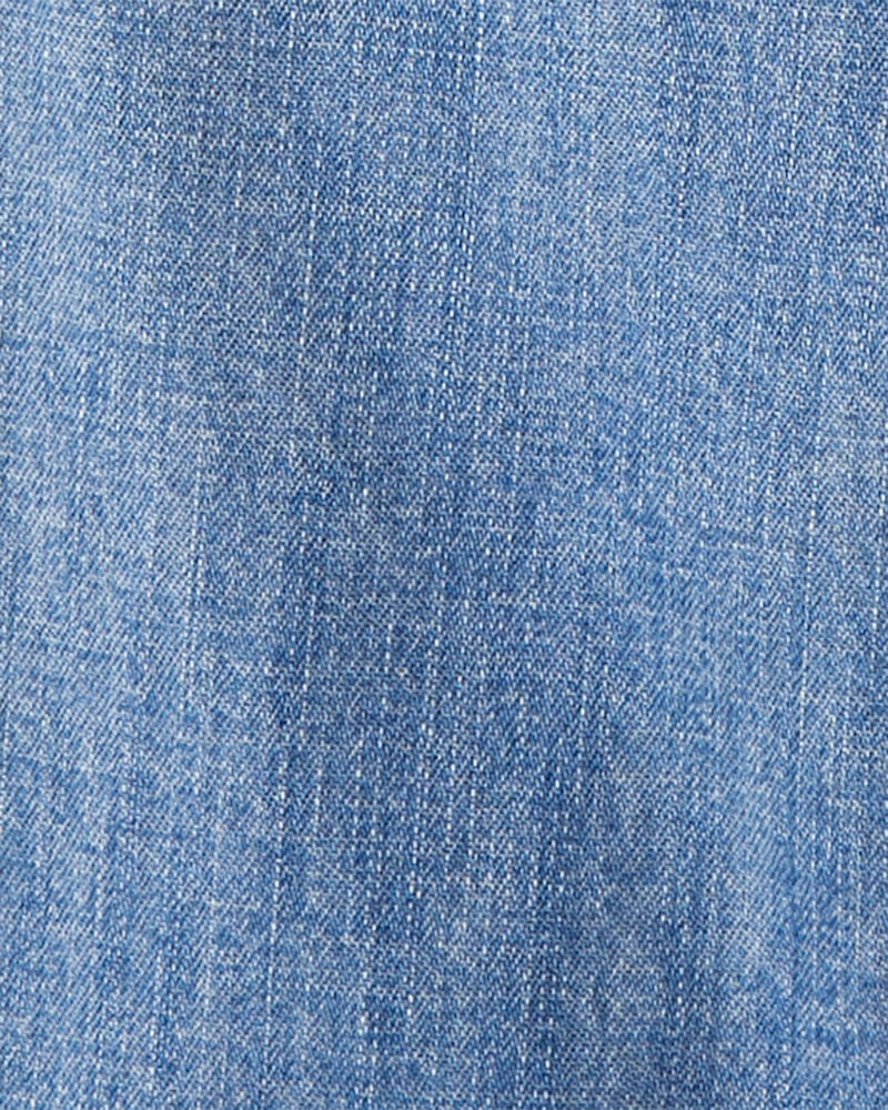 Baby Organic Cotton Chambray Jumpsuit, image 3 of 5 slides