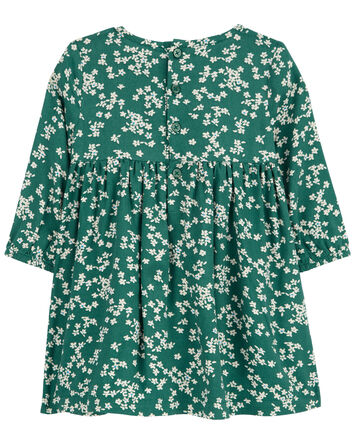 Baby Floral Long-Sleeve Dress, 