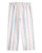 Toddler Girl Striped Linen Look-Alike Tie-Waist Pants, image 4 of 6 slides