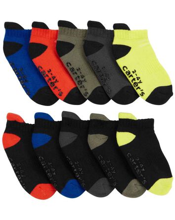 Toddler Boy 10-Pack No Show Socks, 