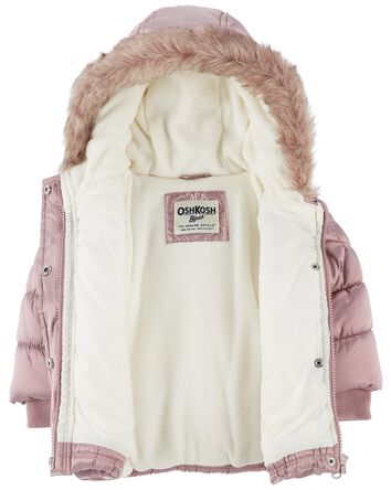 Baby Faux Fur Midweight Parka, 