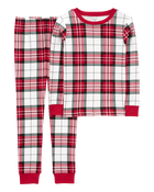 Kid 4-Piece Christmas 100% Snug Fit Cotton Pajamas, image 4 of 5 slides