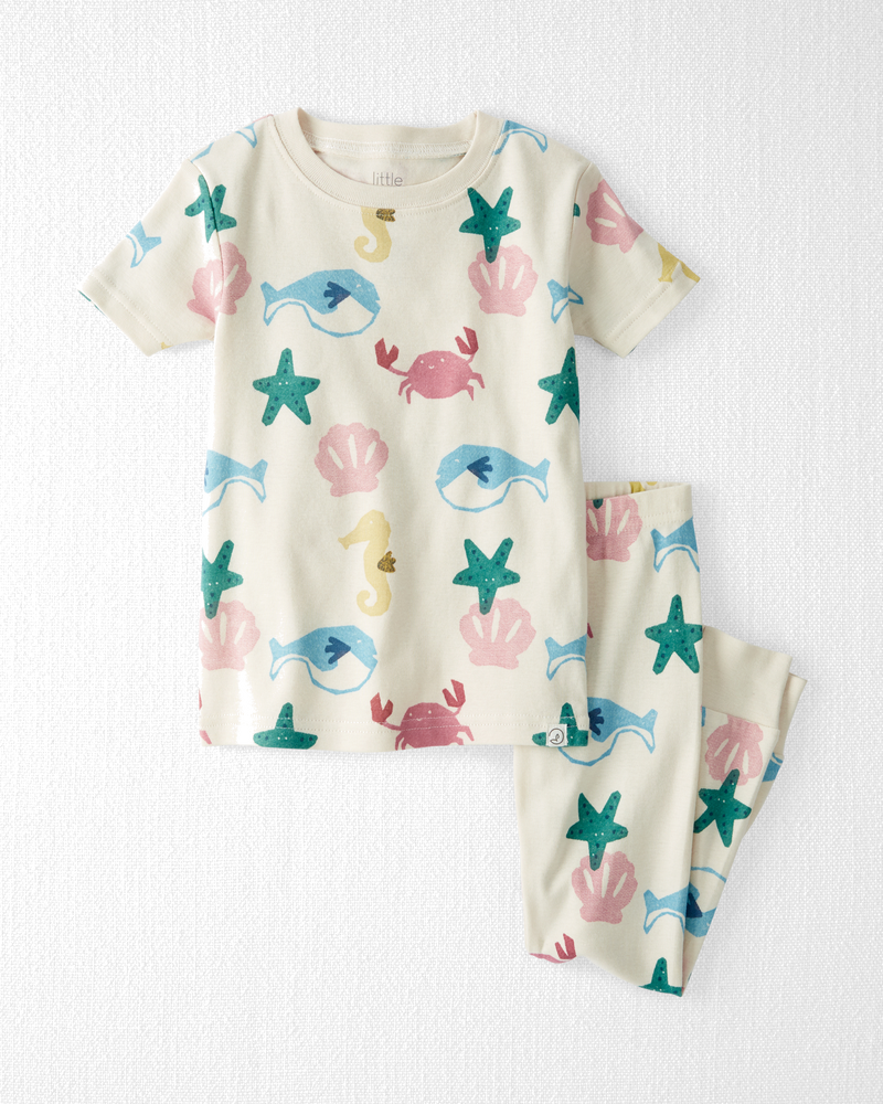 Toddler Organic Cotton Pajamas Set, image 1 of 4 slides