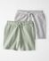 Gray, Moss Green