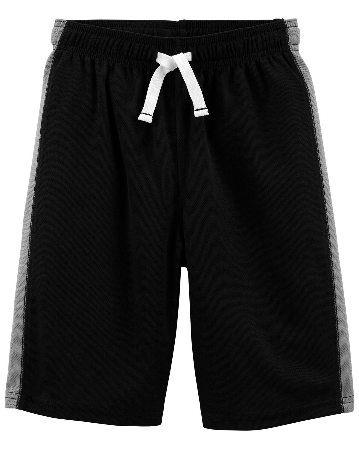 Black Kid Athletic Mesh Shorts | carters.com