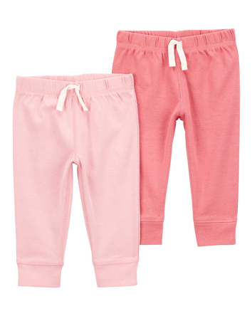 Baby 2-Pack Pull-On Pants, 