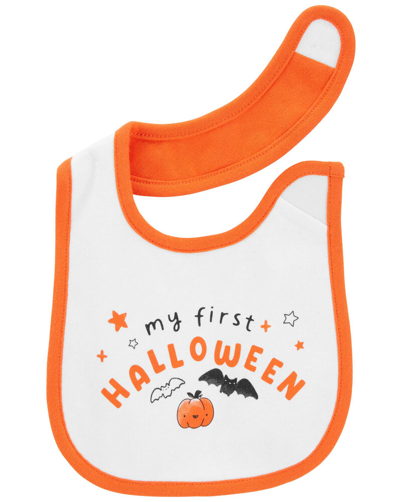 Baby My First Halloween Teething Bib, image 2 of 3 slides
