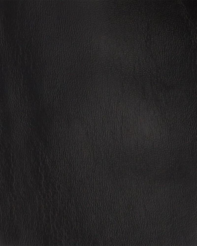 Kid Faux Leather and Sherpa Jacket, image 3 of 3 slides