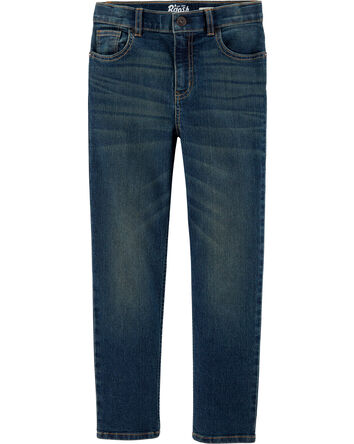 Kid Dark Wash Straight-Leg Jeans, 