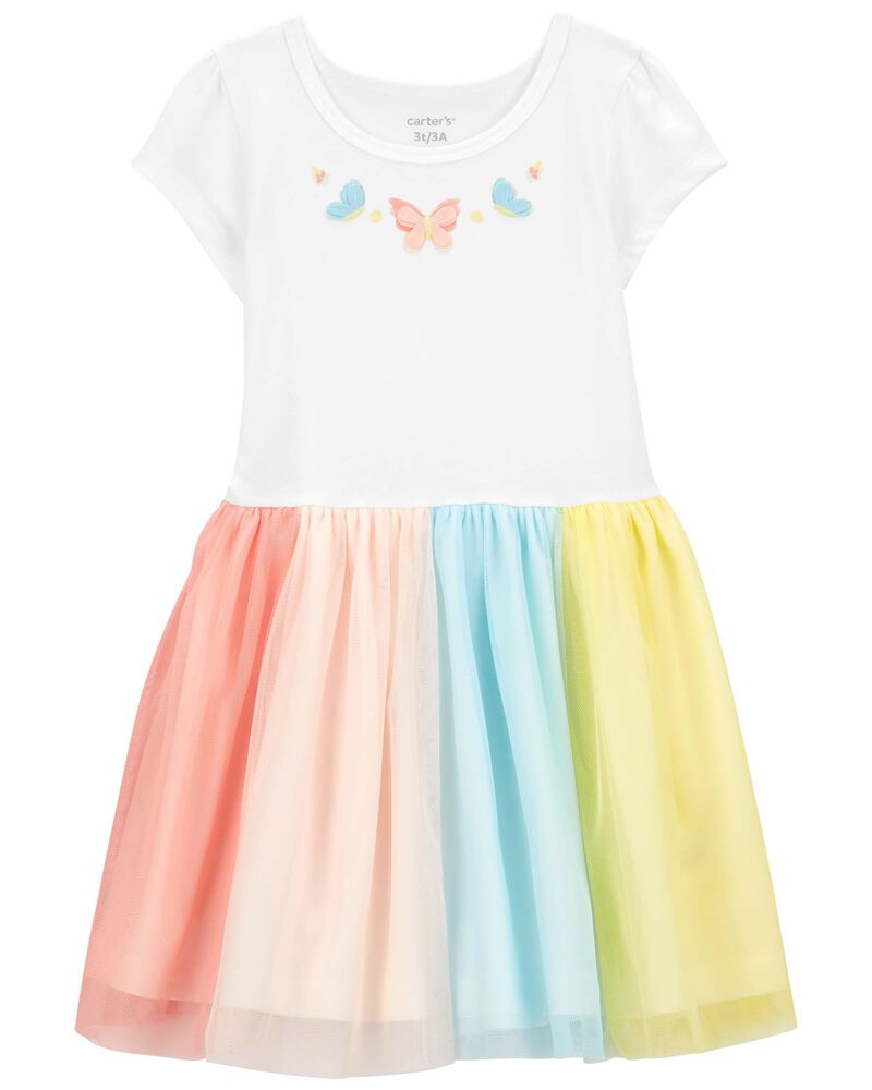 Baby Rainbow Tutu Dress, image 1 of 4 slides