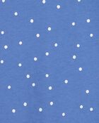 Kid 2-Piece Polka Dot Top & Pull-On French Terry Shorts Set, image 3 of 6 slides