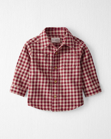 Baby Cozy Button-Front Shirt Made with Organic Cotton
, 