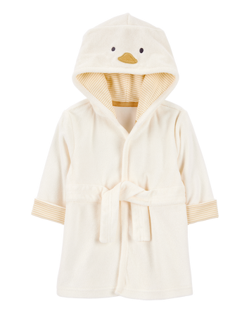 Baby Chick Hooded Terry Robe - Ivory, 