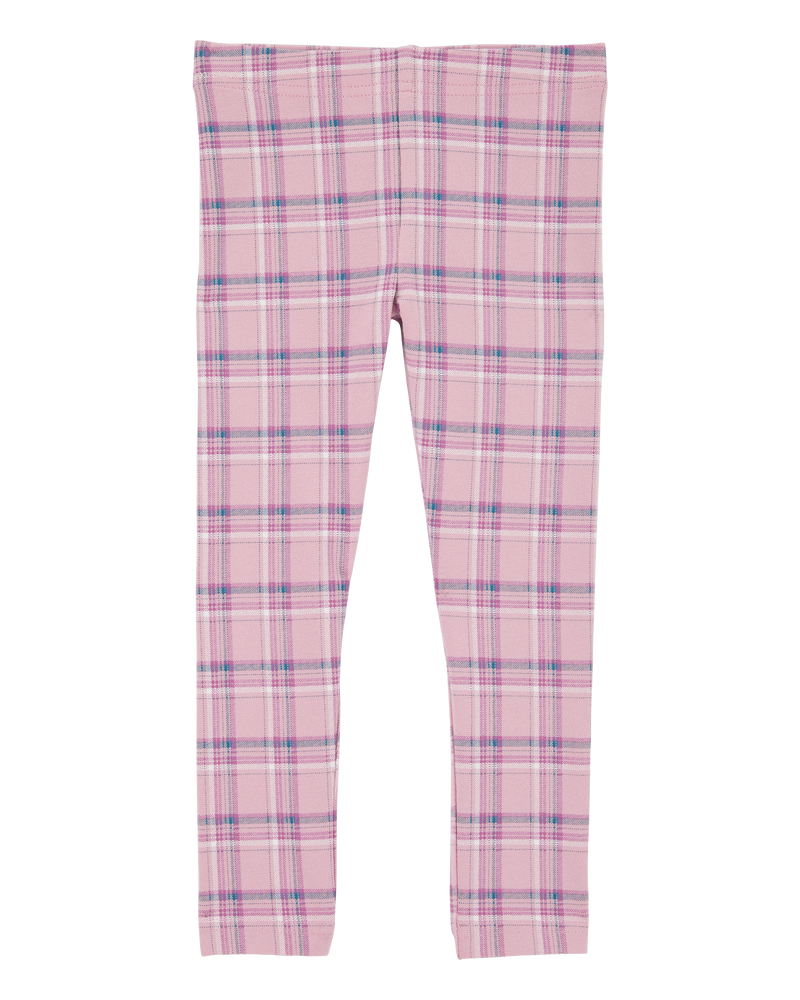 Baby Plaid Stretch Leggings, image 2 of 4 slides