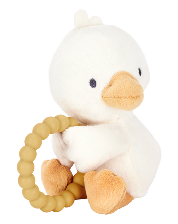 Baby Chick Plush With Teether - Yellow, 