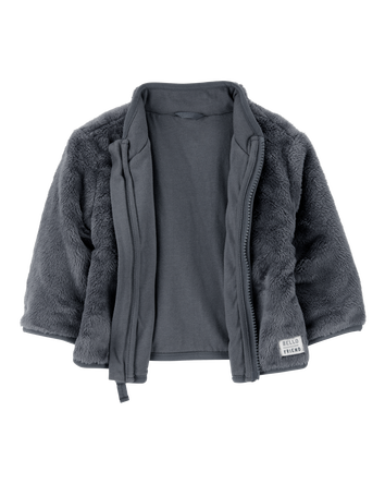 Baby Zip-Up Sherpa Cardigan, 
