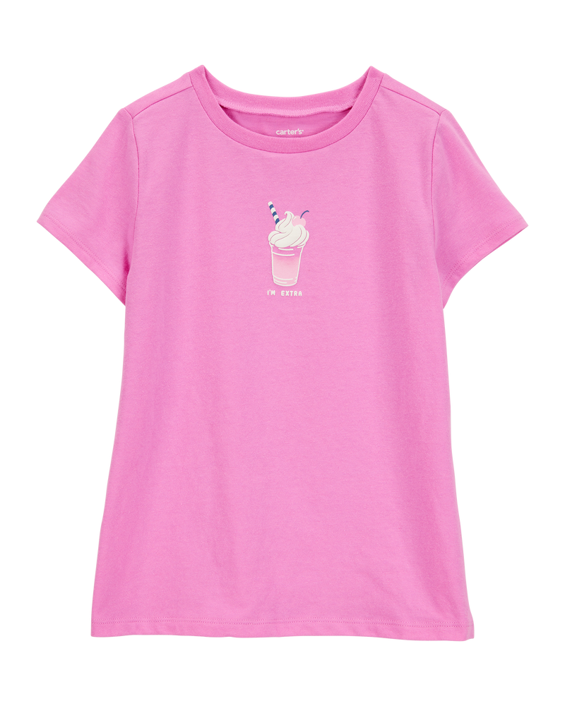 Kid Milkshake Short-Sleeve Graphic Tee - Purple, image 1 of 4 slides