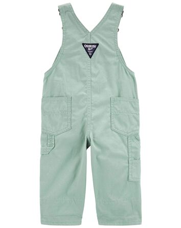 Baby Plaid Lined Overalls, 