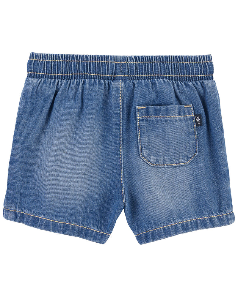 Baby Drawstring Denim Shorts, image 2 of 4 slides