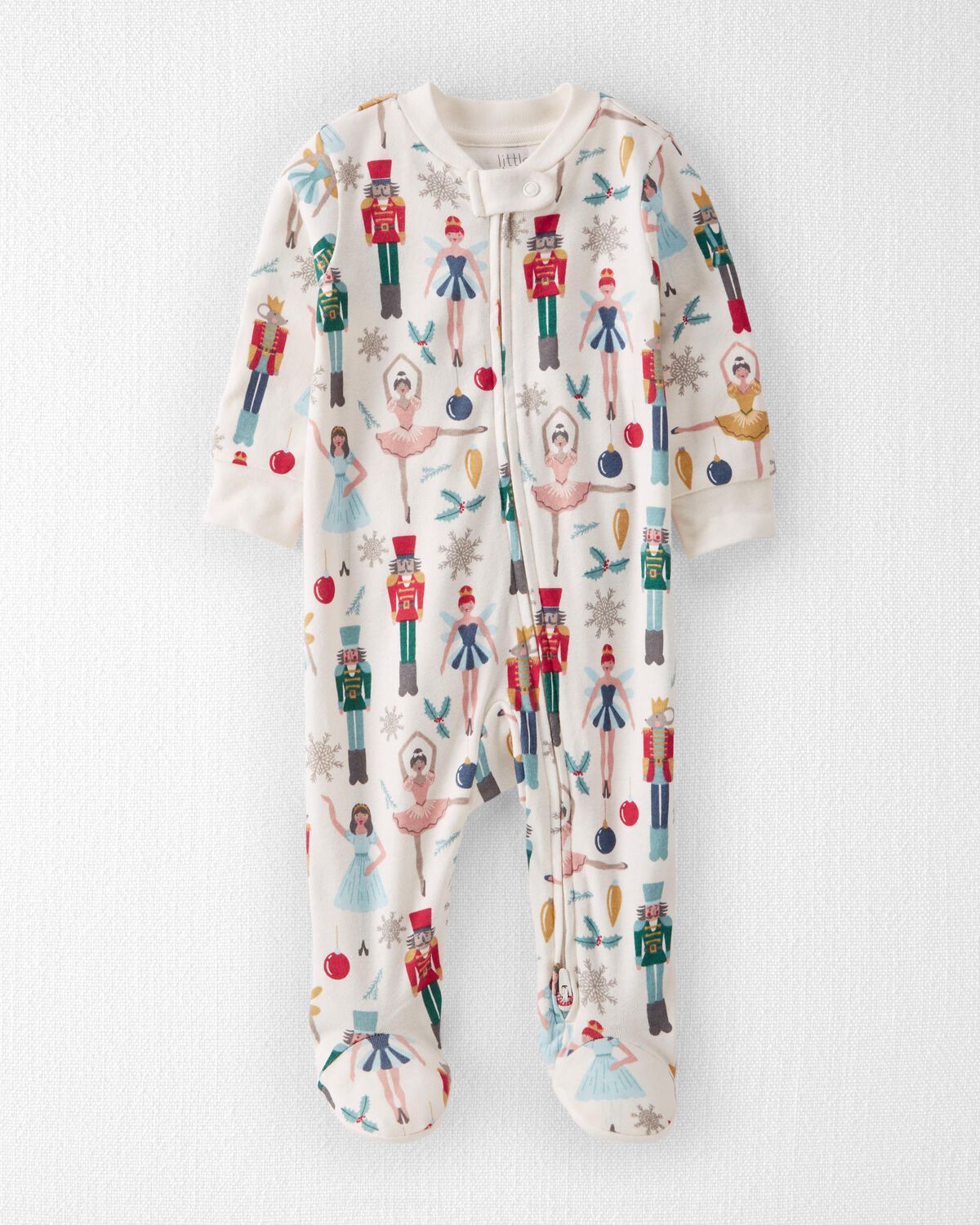 Nutcracker Print Baby Organic Cotton Nutcracker Print Sleep & Play