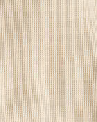 Toddler Boy Long-Sleeve Henley Shirt - Tan, image 2 of 3 slides