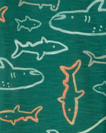 Toddler 2-Pack Shark Coat-Style Loose Fit Pajama Set, 