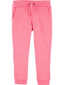Pink - Toddler Pull-On French Terry Joggers